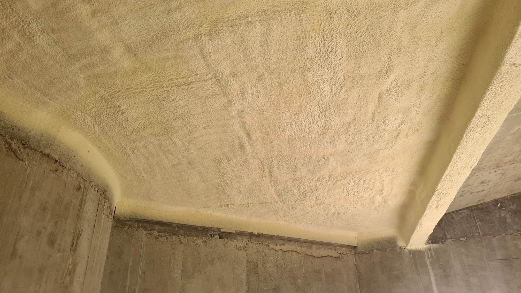 Nexseal LE applied to a concrete soffit at Firefly Villa, Mustique