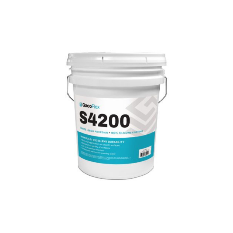 GacoFlex S4200 silicone roof coating pail
