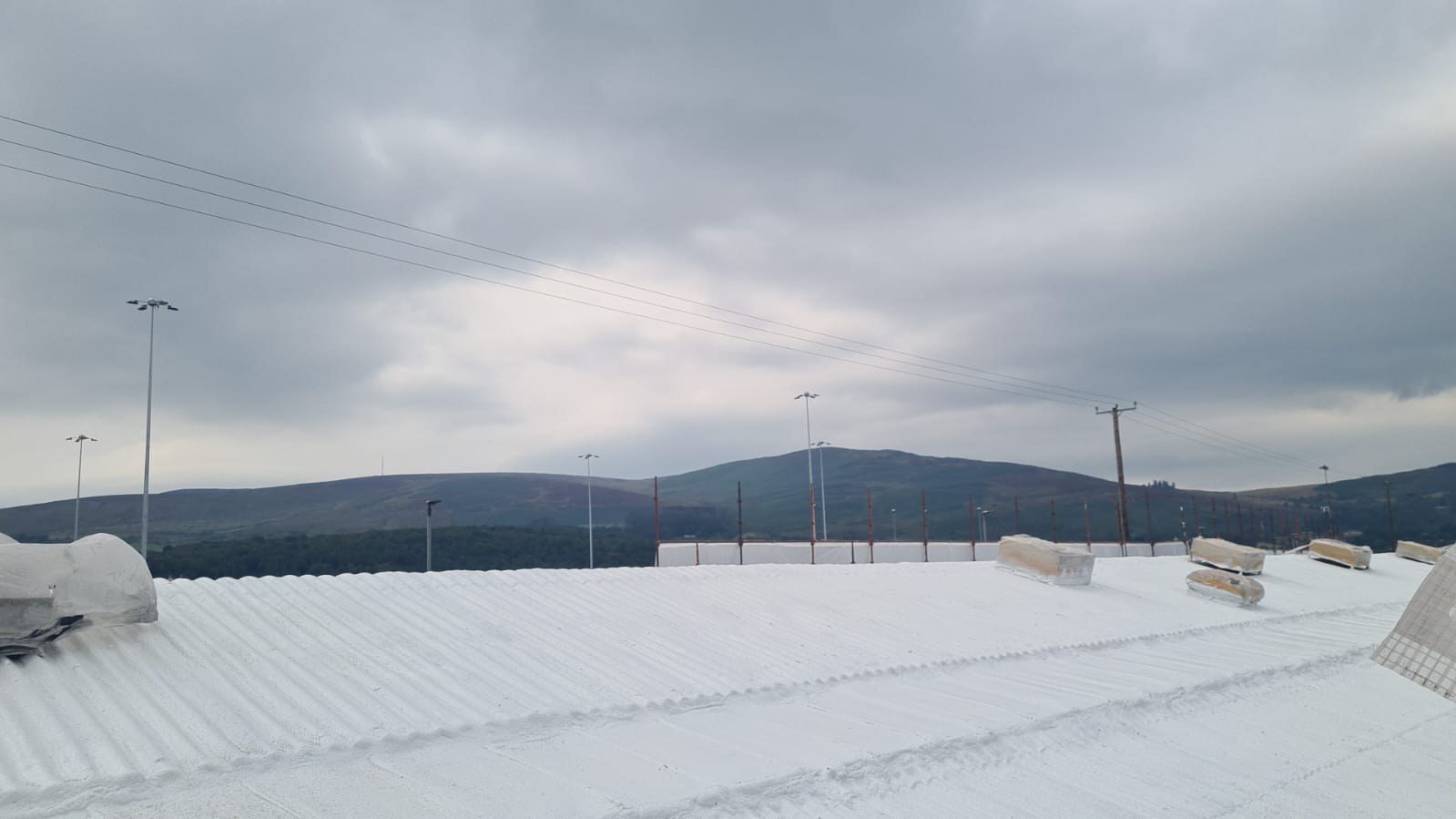 SAICA Warrenpoint Unit 3 roof after encapsulation